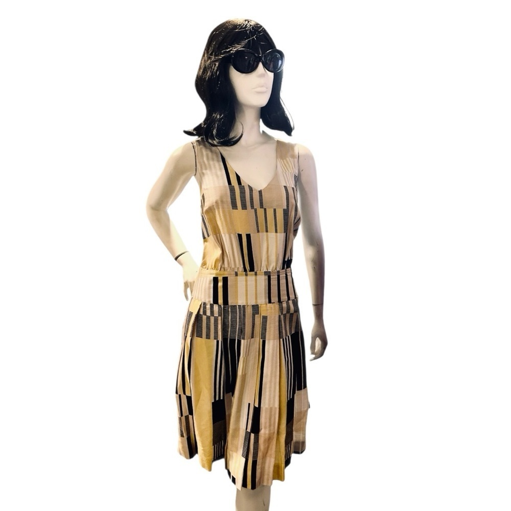 Maeve by Anthropologie "Otta" Multi-Color Silk Blend Dress Size 8 - Picture 7 of 10